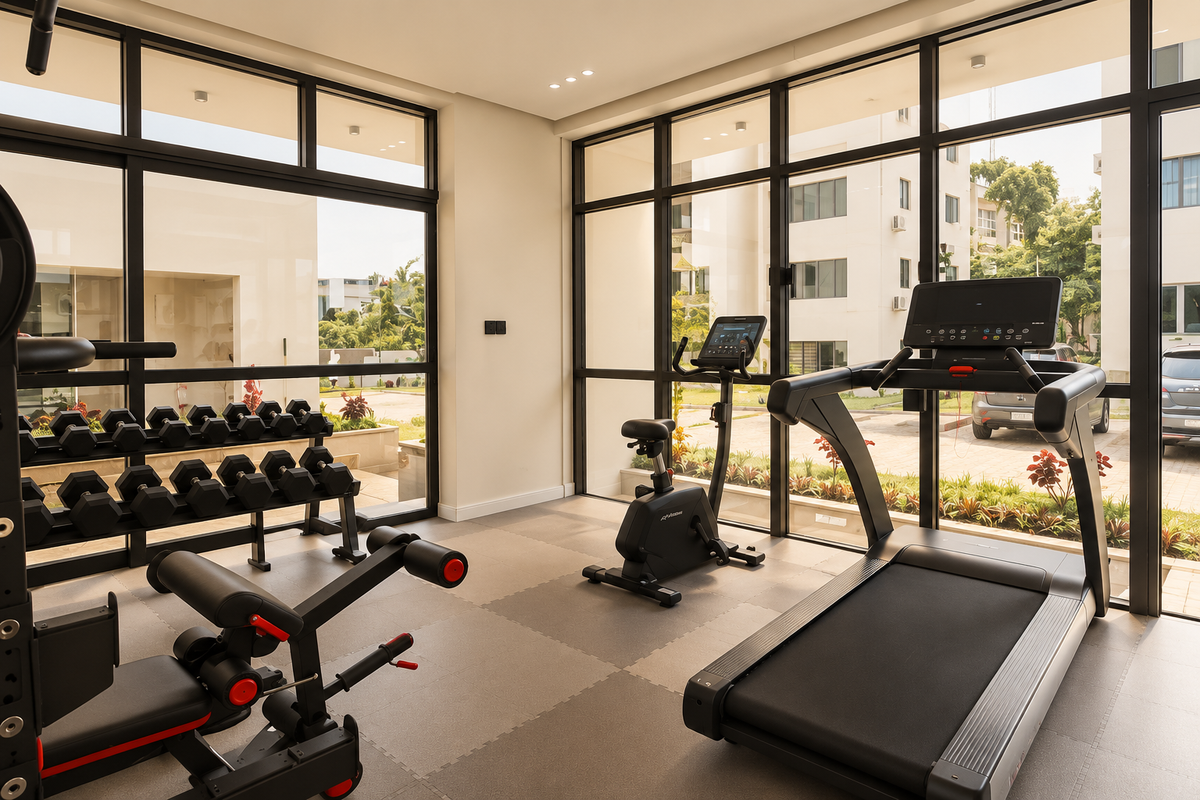 On-site fitness facility