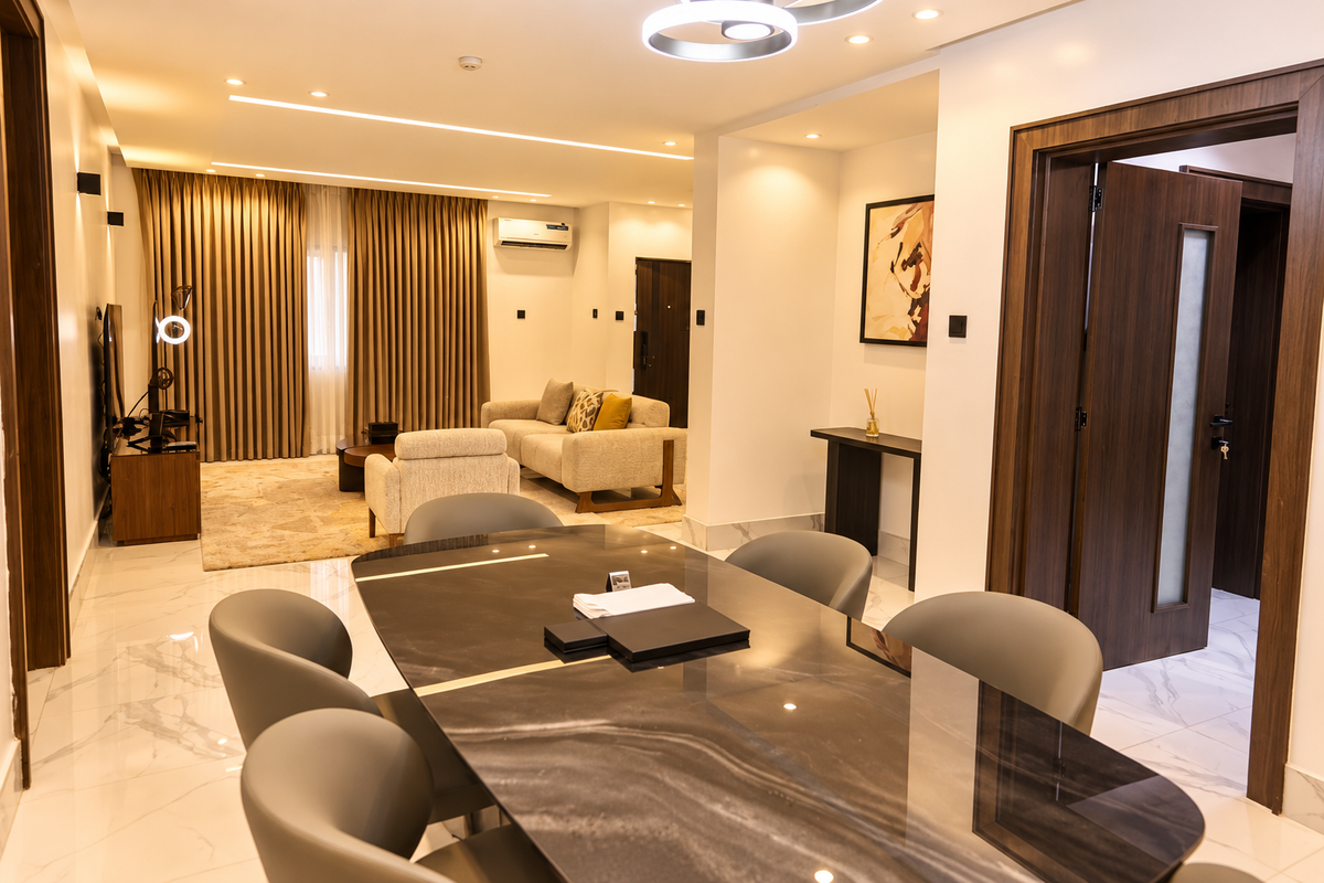 Private dining area